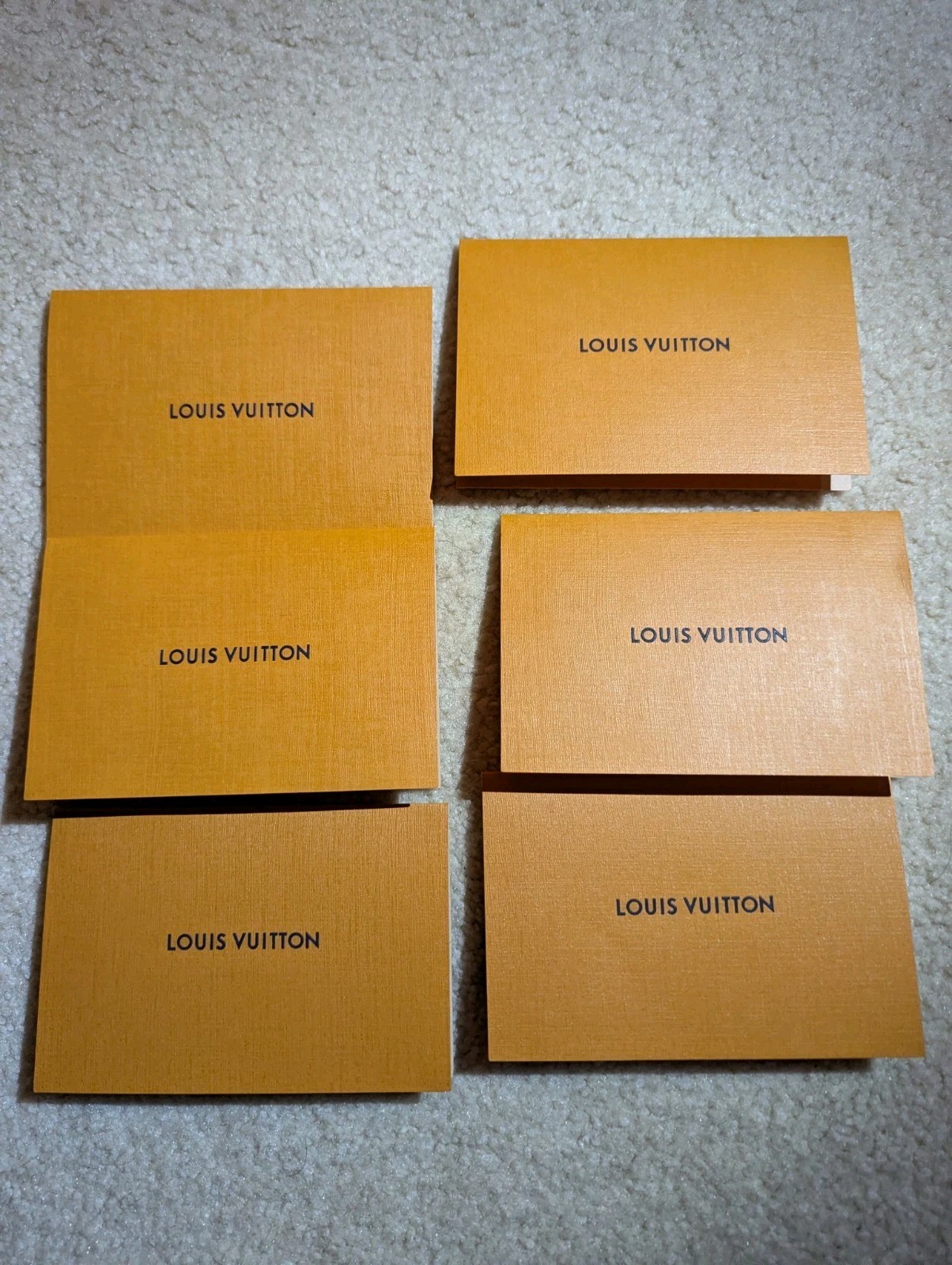 Louis Vuitton Receipt Holders Envelopes 6 Count