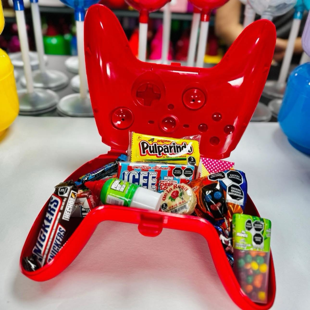 X-BOX Controller Dulcero 10 Pcs Plastic Party Candy Favor XBOX Random Colors