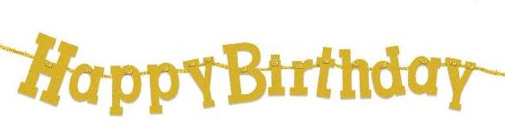 7″ Diamond Banner – Gold