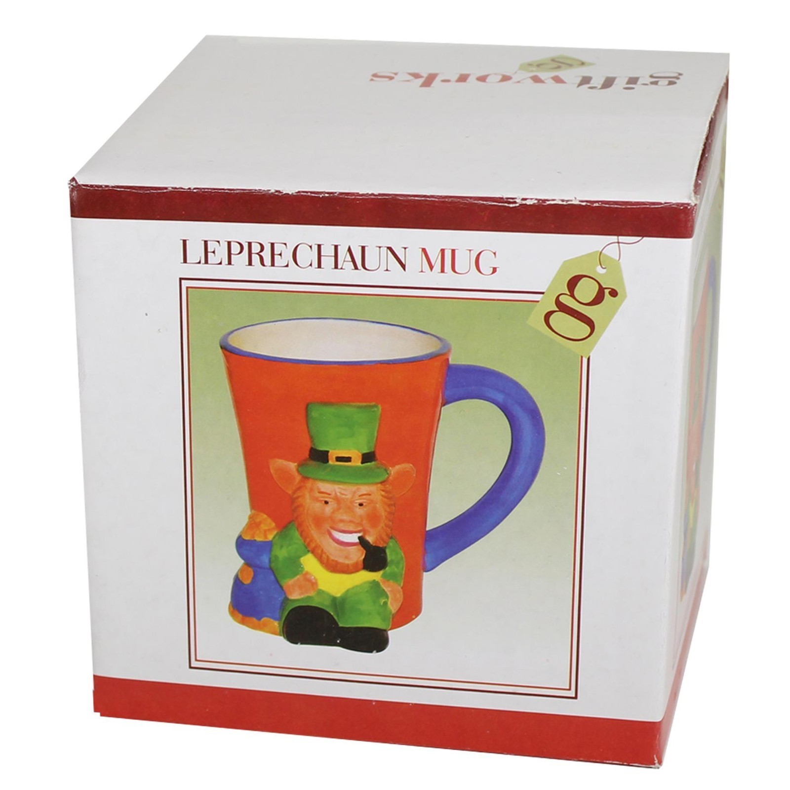 Leprechaun Ceramic Mug St Patricks Day Colourful Novelty Gift Boxed Choose