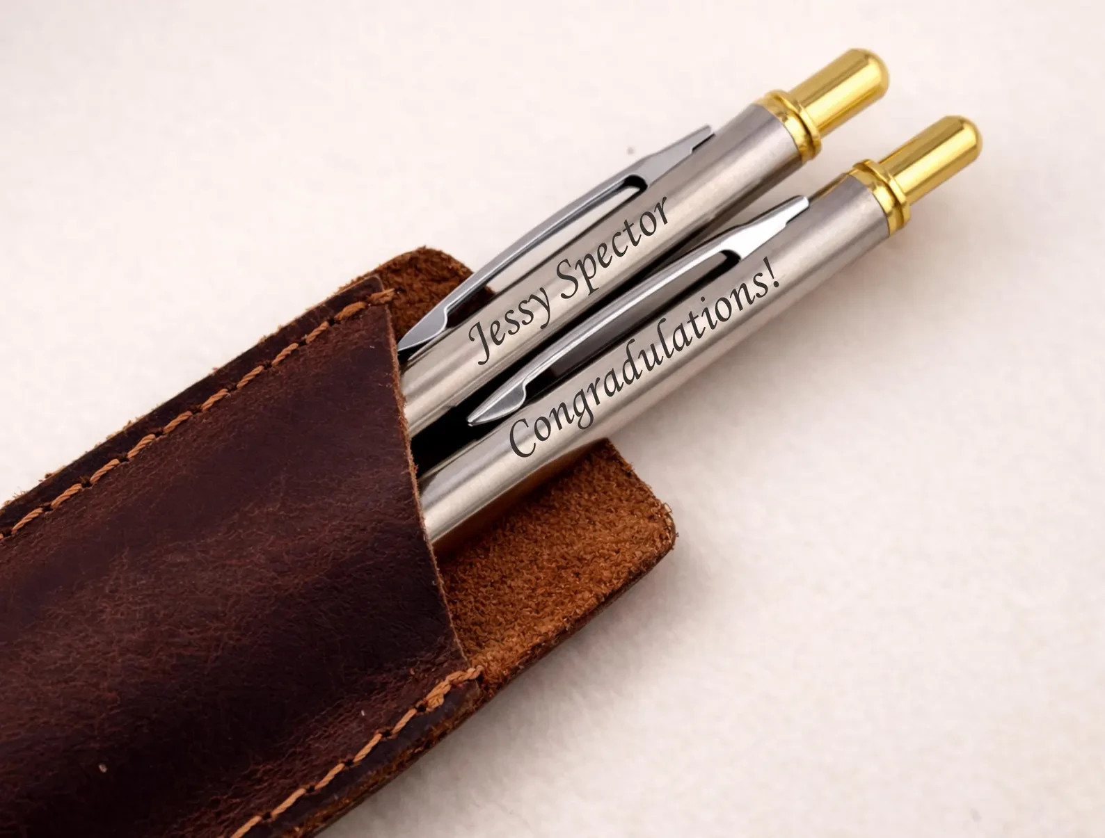 Engraved Parker Pen Set – Custom Office Colleague Gift, Retirement Present