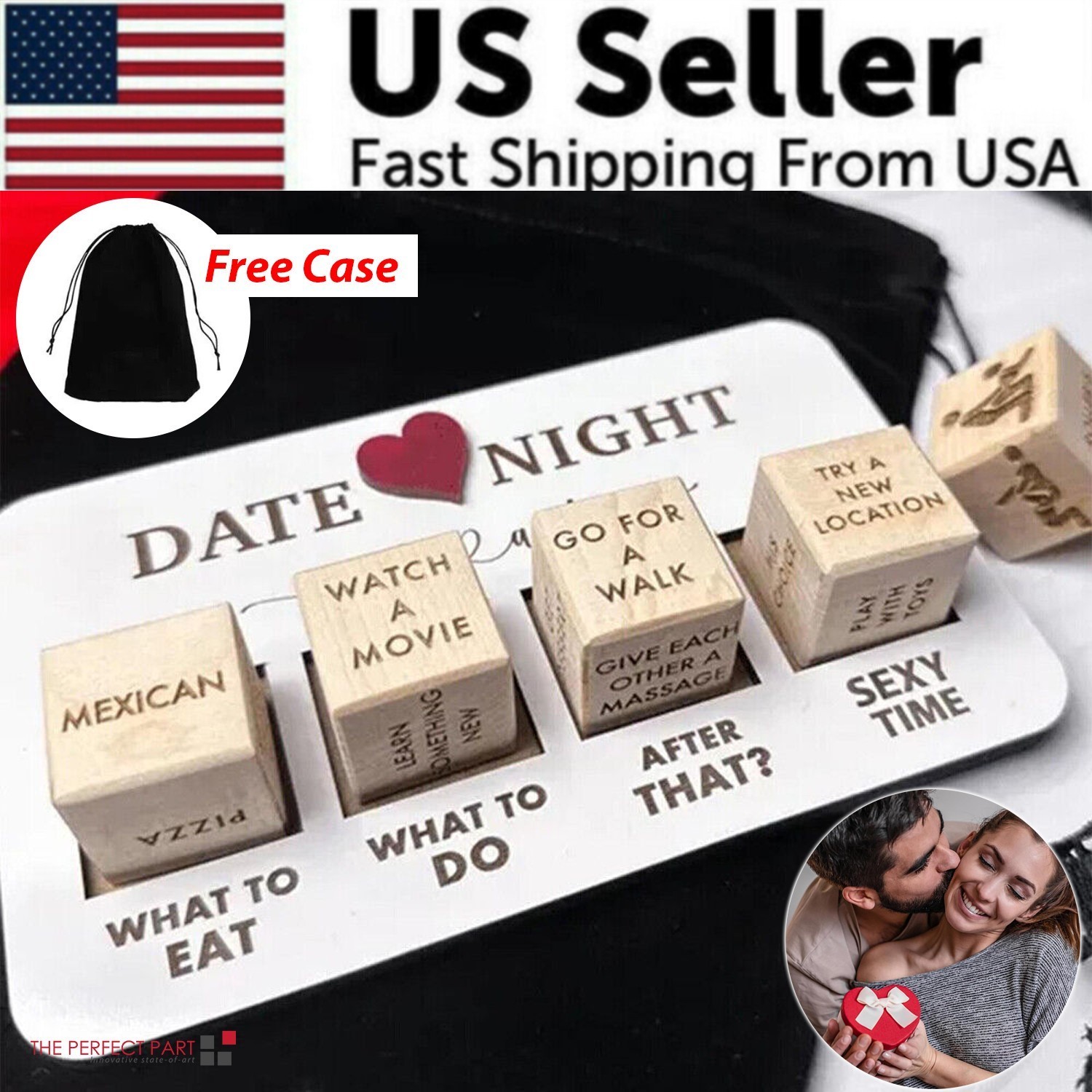 Date Night Dice After Dark Edition Date Night Wooden Dice Game For Couples Fun U