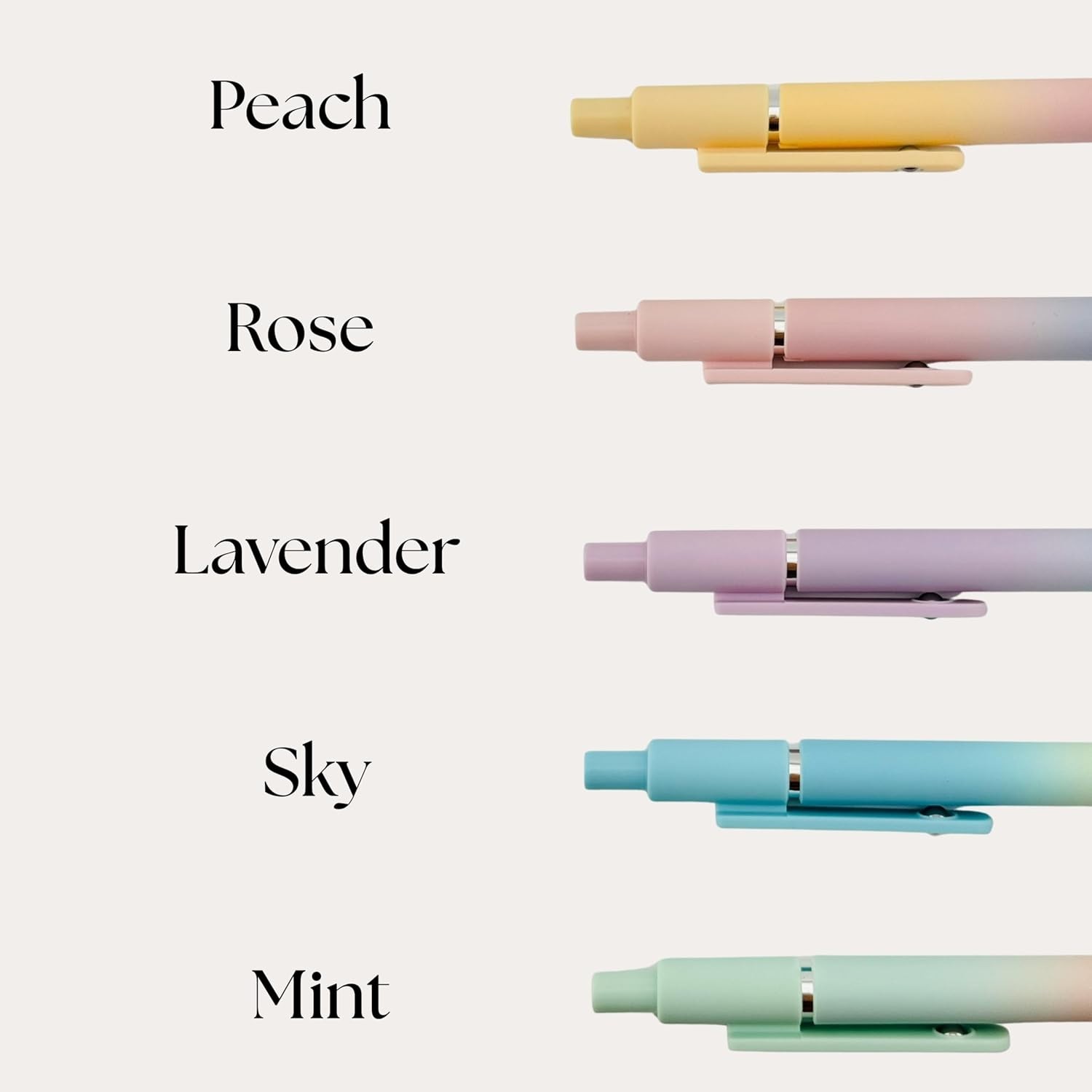Engraved Ombre Pen – Personalized Pastel Gradient Pens, Back to School Gift