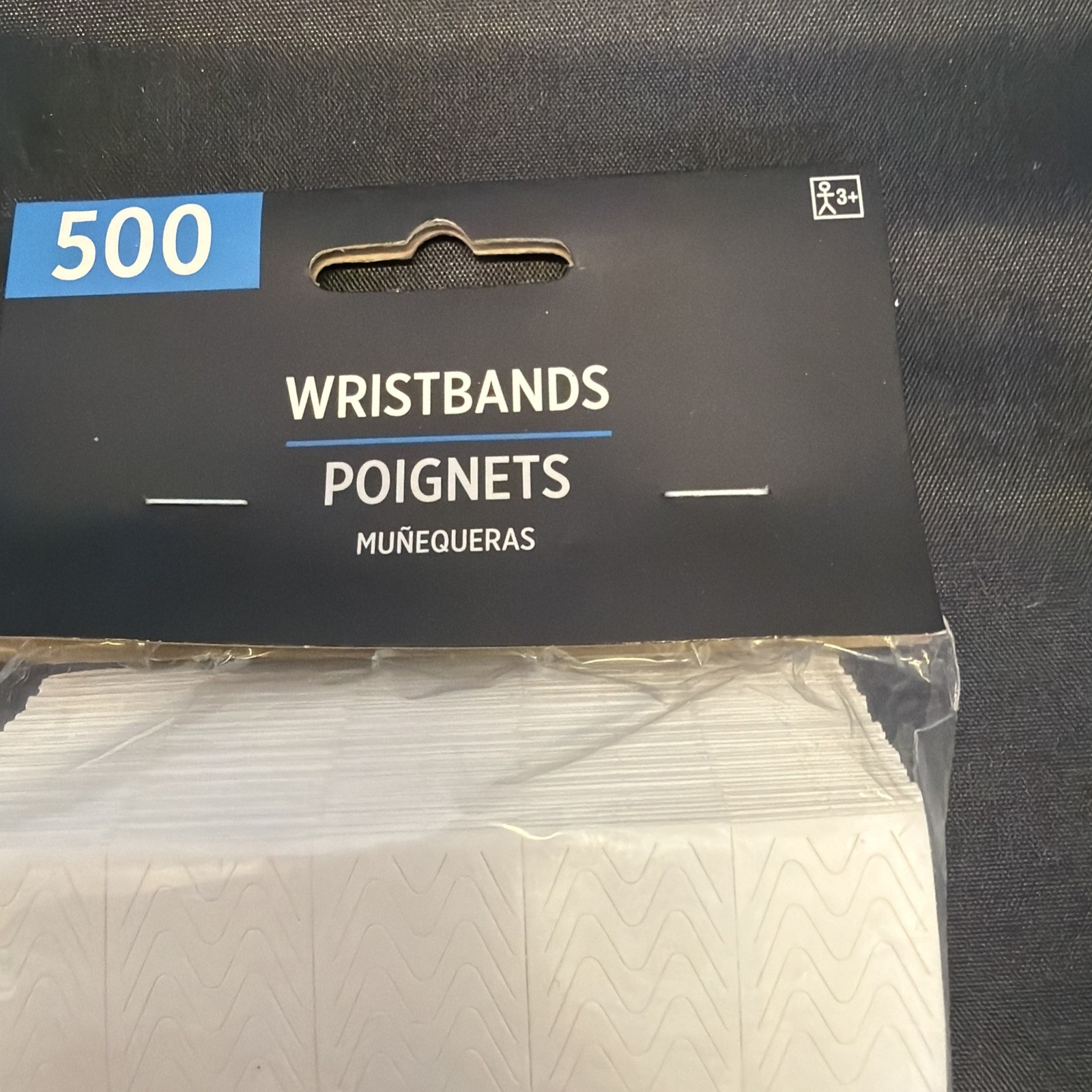Amscan Tyvek Wristbands Blue 500 count Events Parties Clubs Numbered