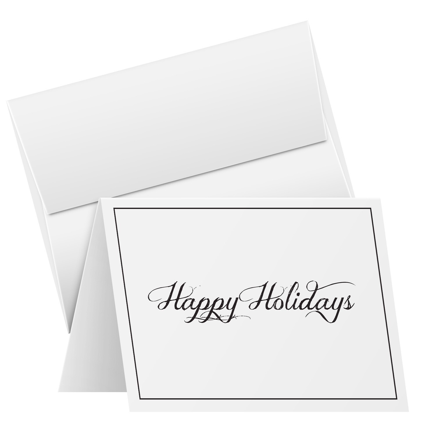 A6 Happy Holiday Greeting Cards & Envelopes for Christmas & New Year’s (25 Qty)