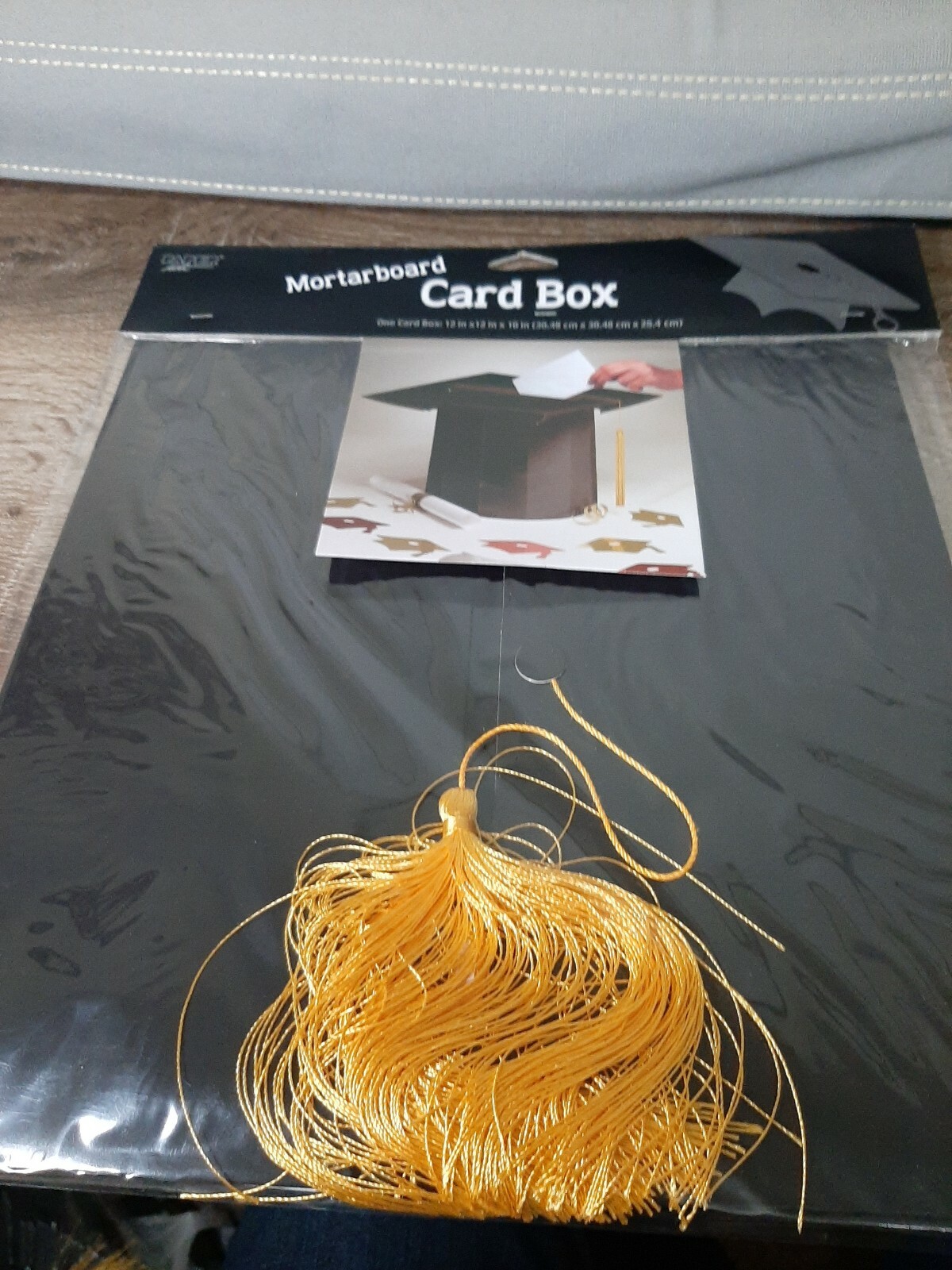 Graduation Card Box Black Hat Tassel 12″ X 12″ X 10″ Party Decoration Money