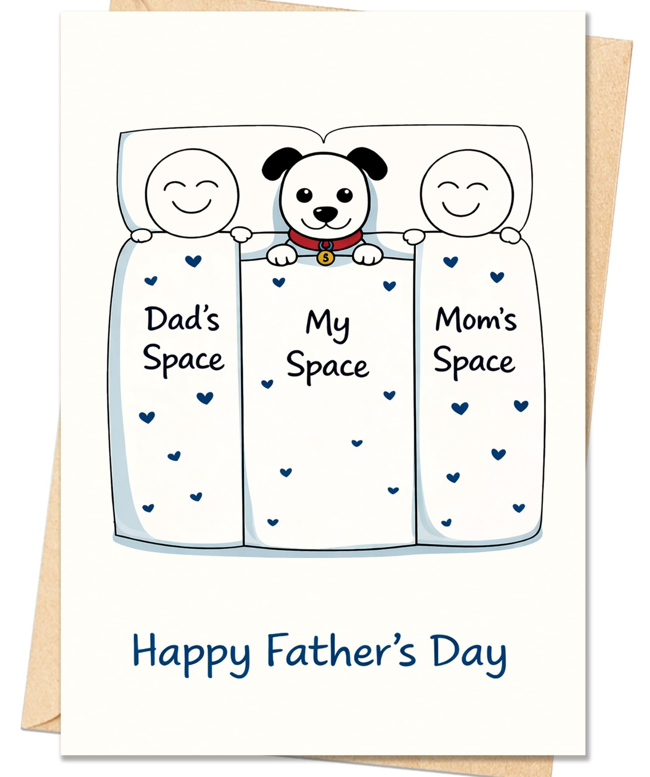 IDU Funny Fathers Day Card, Cards Gifts from 7 x 5 inches, ZN-519