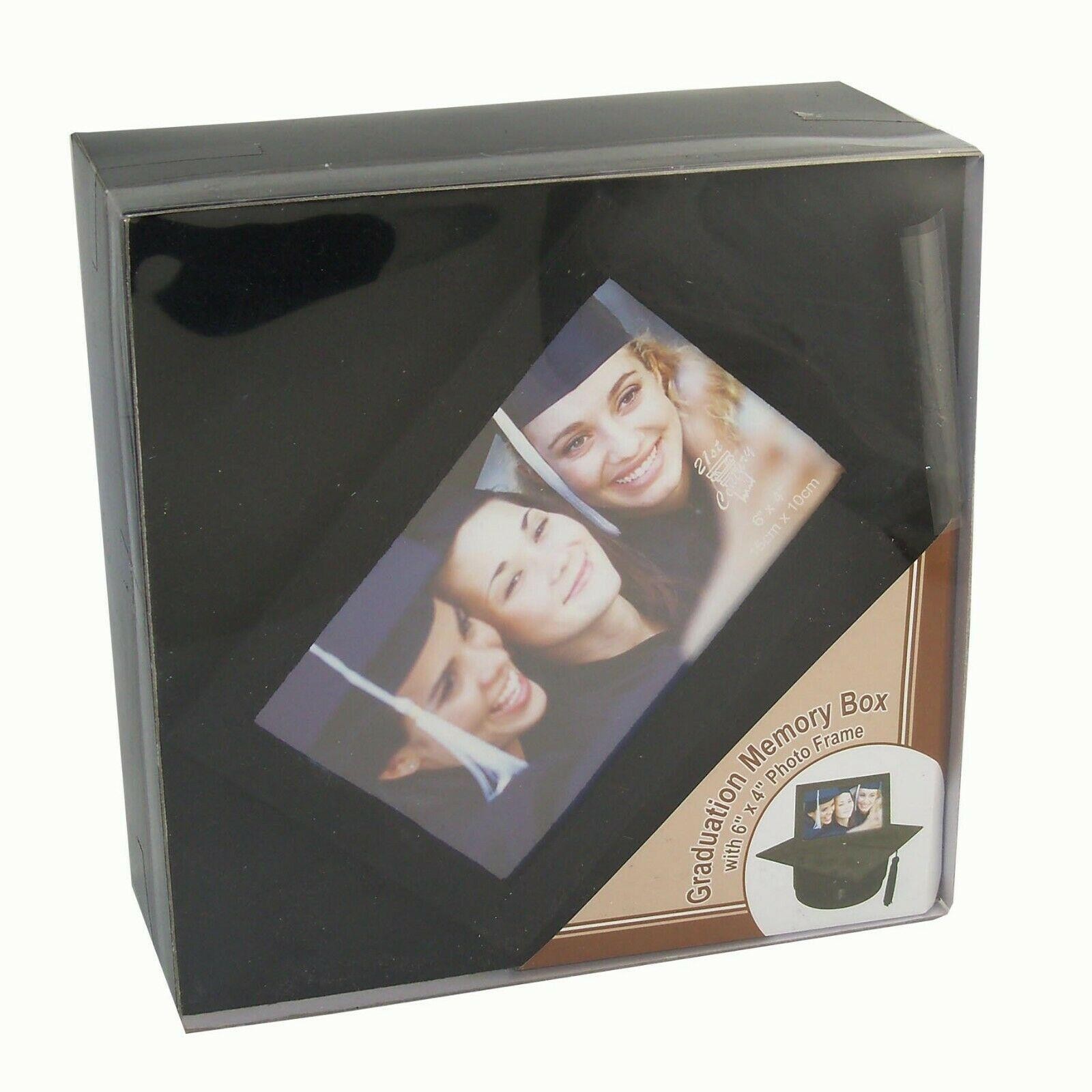 Graduation Memory Box with Photo Frame Mortar Board Hat Design