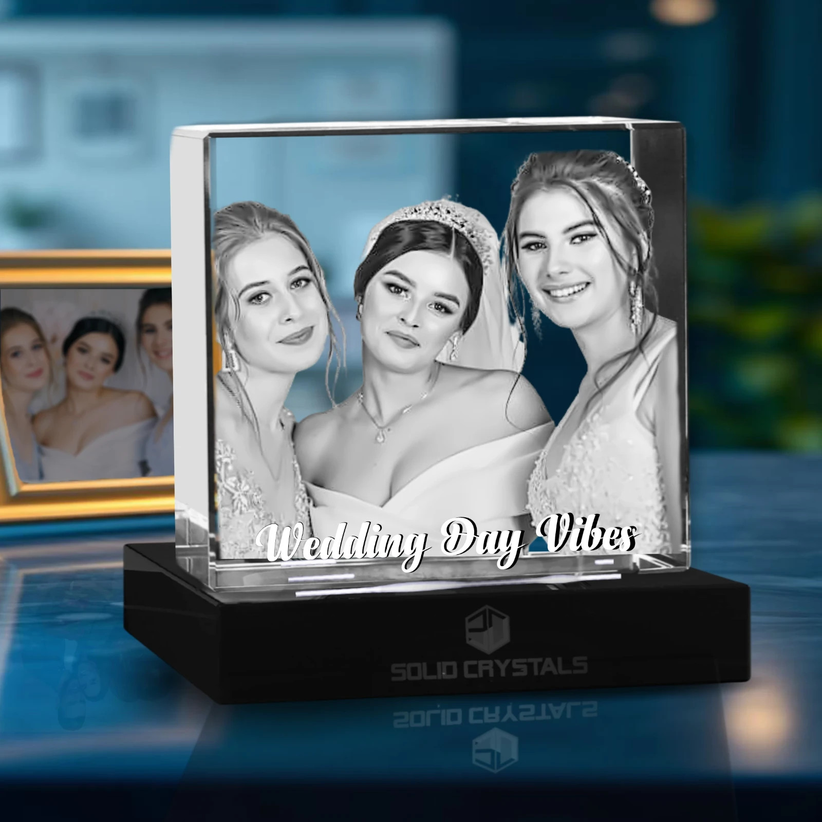 Photo Crystal Gift / Retirement Gift / Corporate Gift Idea – 2D