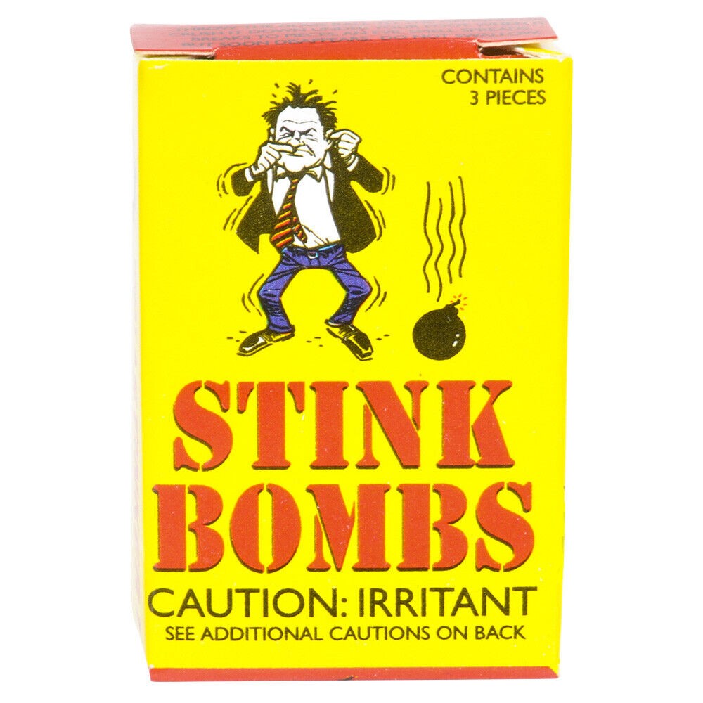 6 STINK BOMBS Glass Vials SMELLY NASTY Ass Fart Gas Liquid Gag Gift Prank