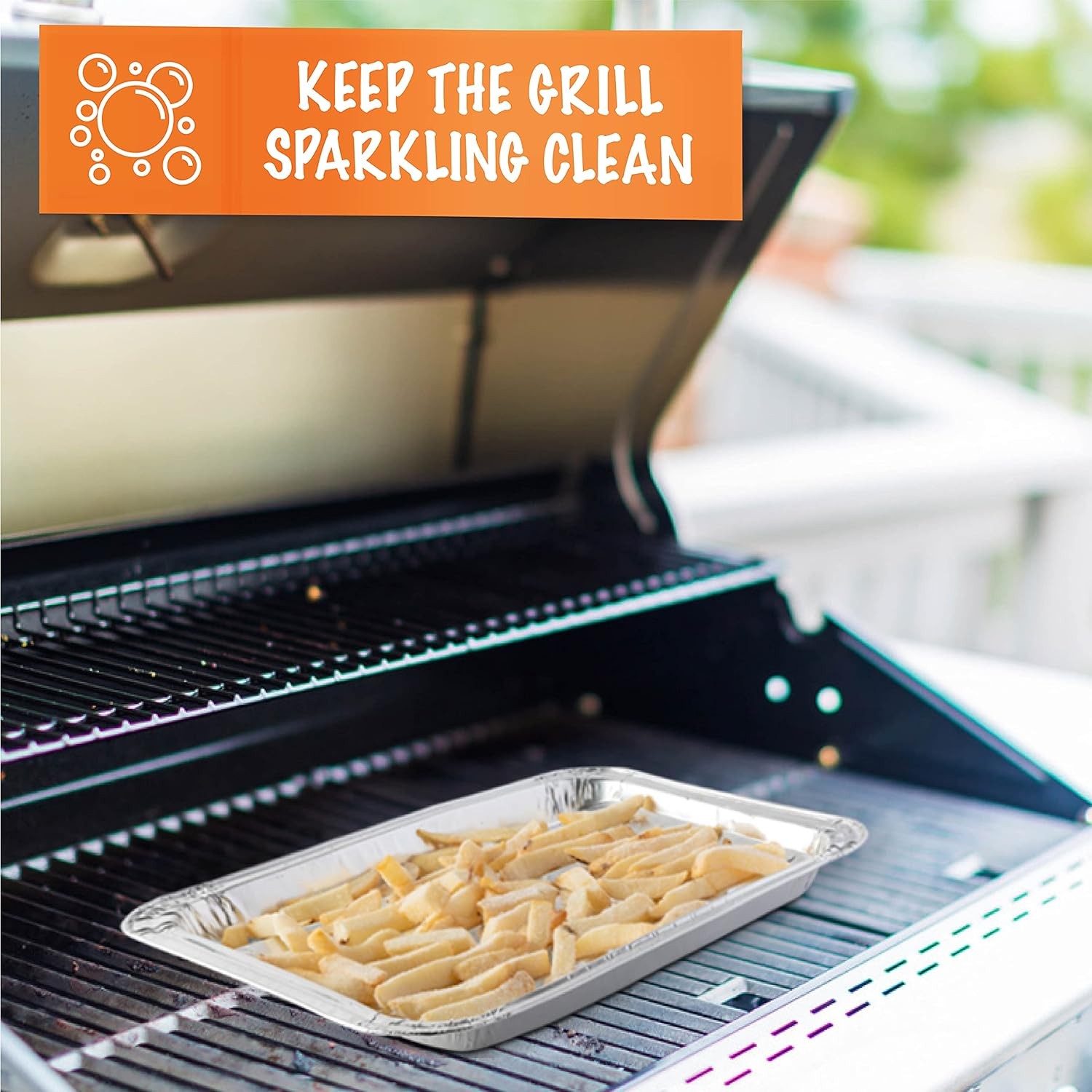 Aluminum Grill Pans, Broiler Pans, Grill Liners, Durable with Ribbed Bottom