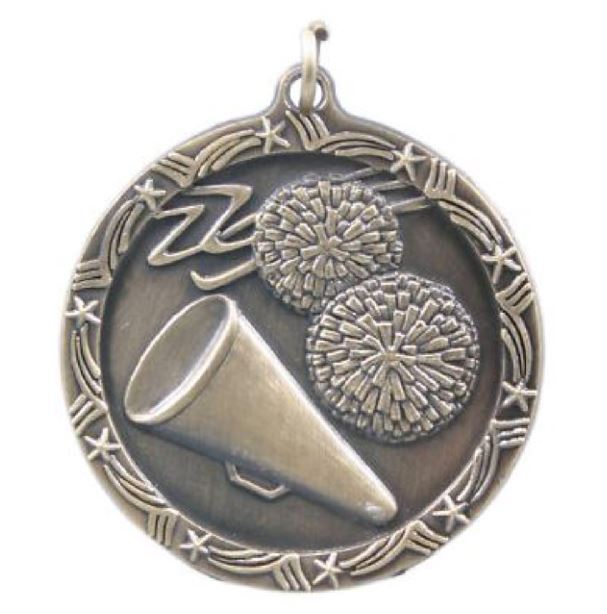 Cheerleading Medal School Team Sport Award Trophy W/ FREE Lanyard FREE SHIP M139