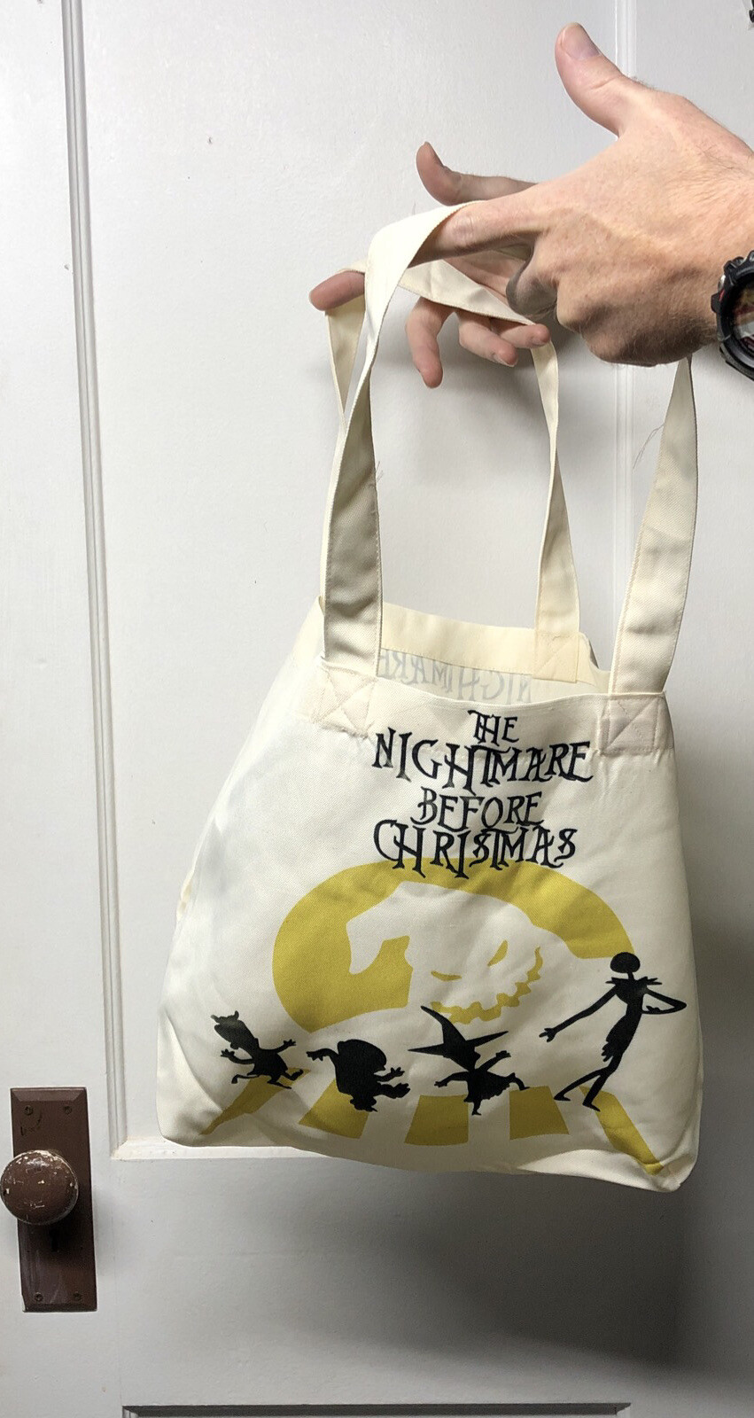 Canvas Tote Bag Halloween Candy Sack “Jason Voorheis and Michael Myers”