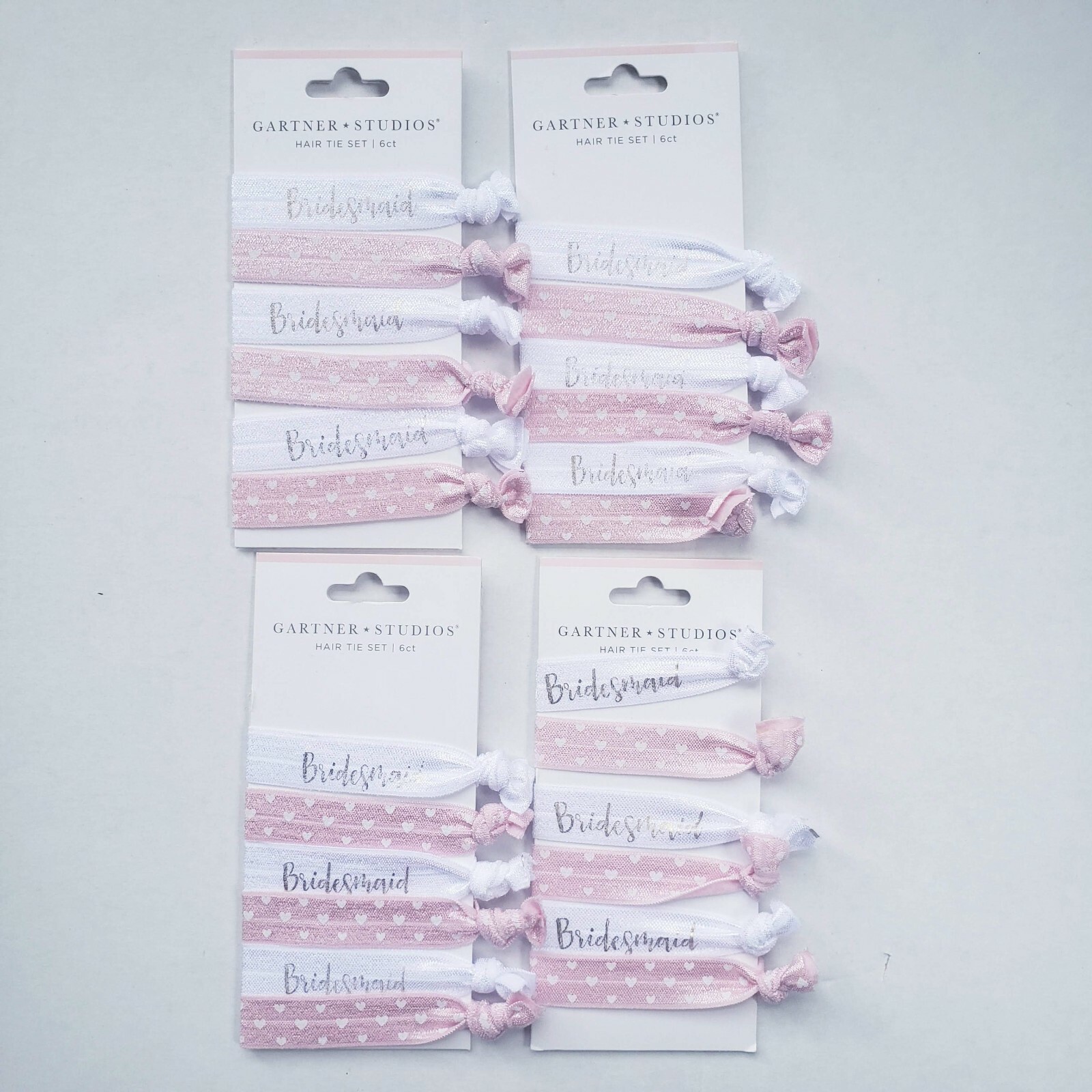 Bridesmaid Gifts Hair Ties (9 Packs ) NEW Wedding Favors
