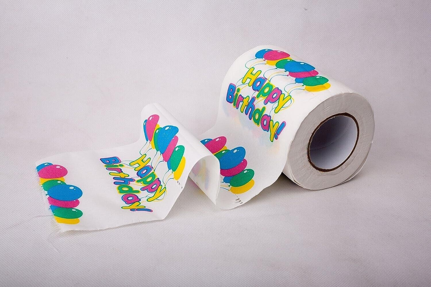 Happy Birthday Toilet Paper – Bathroom Potty Party Favor Fun Gag Novelty