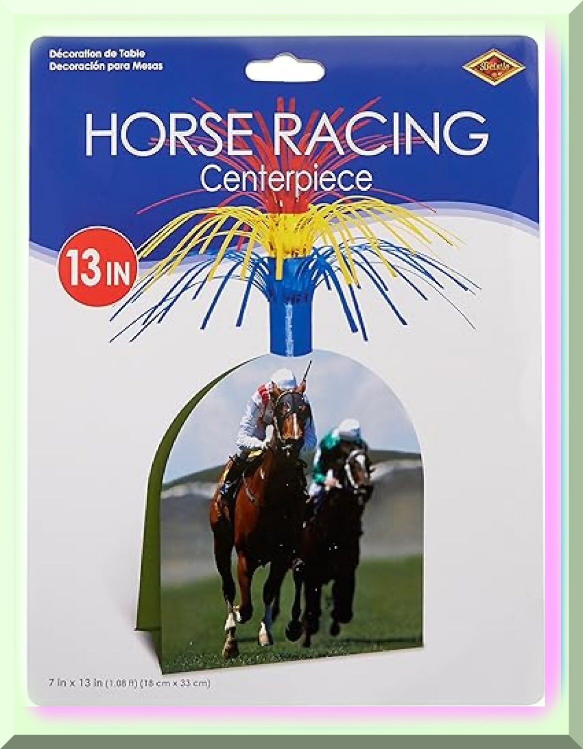 Derby Day Horse Racing Tabletop Centerpiece