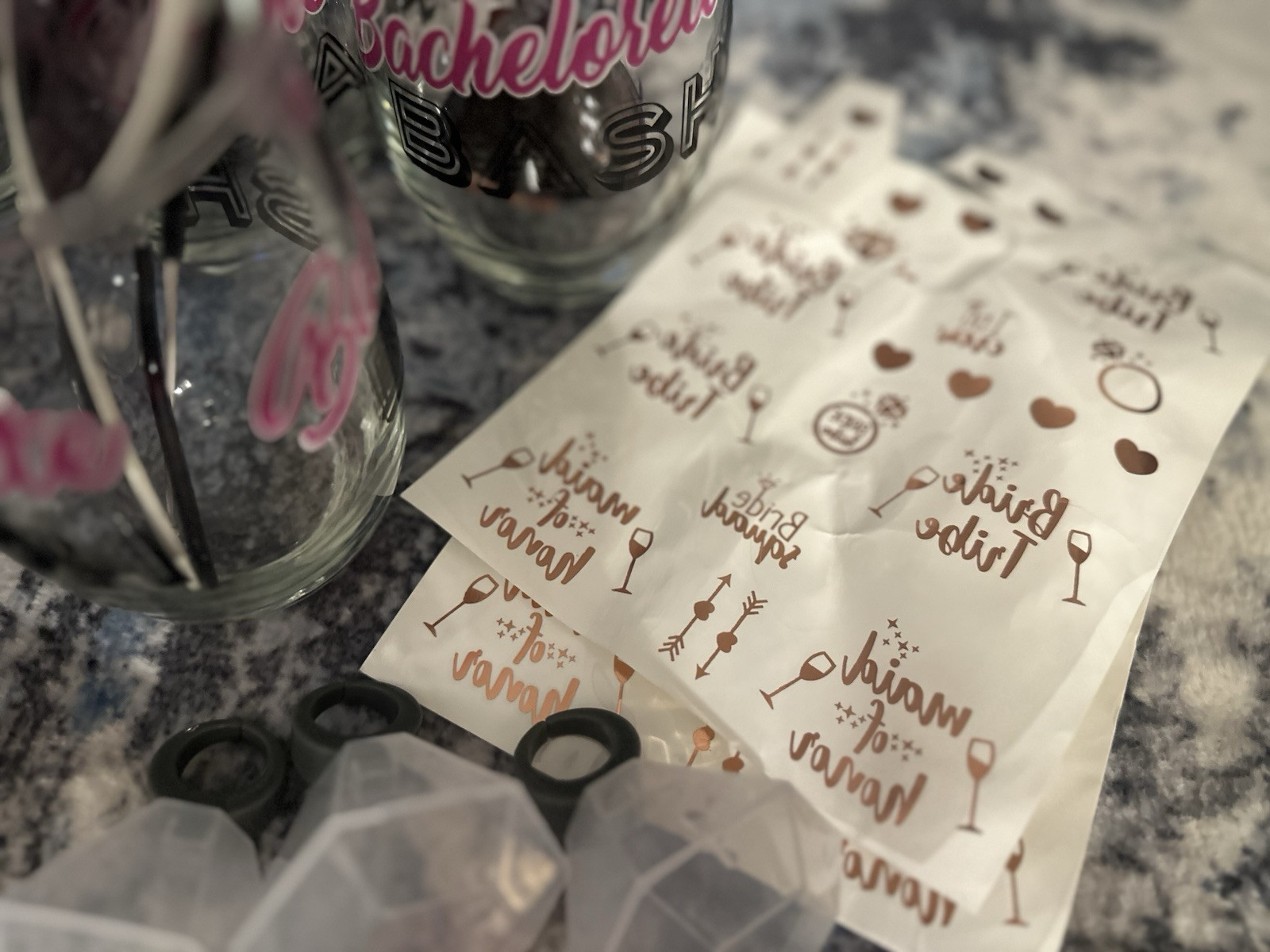 Bachelorette Party Bundle 43 Pieces Total. Wedding Bride Party Gently Used/New