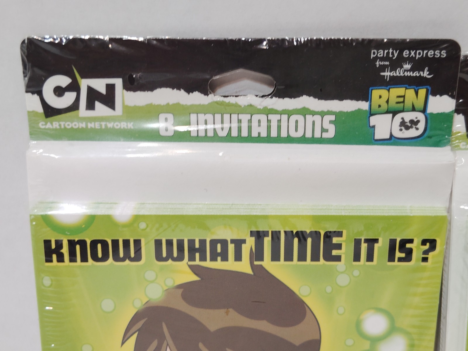 New! Ben 10 Ben10 Party Express 8 Invitations Hallmark Cartoon Network