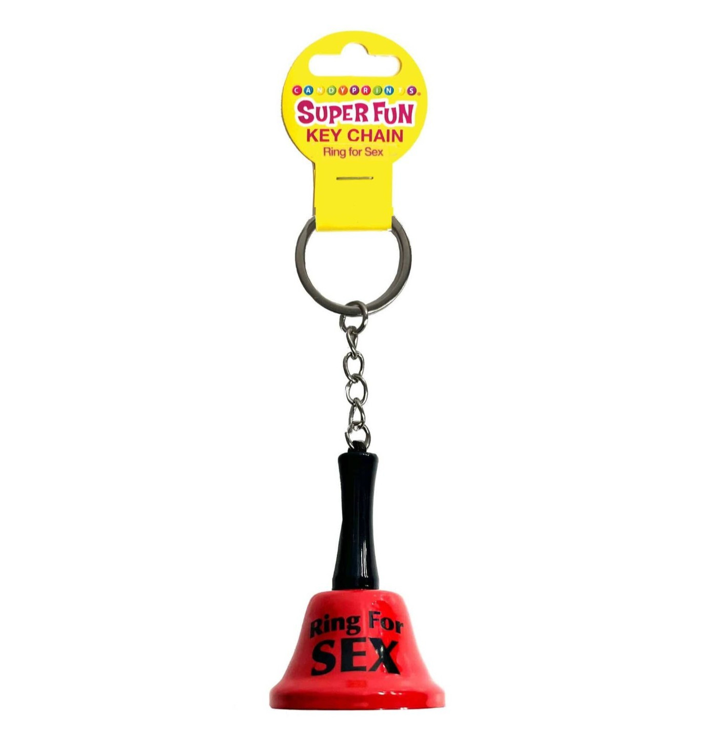 Ring for Sex Key Chain Bell 👄 Cute Funny Adult Party Bedroom Gag Gift Novelty