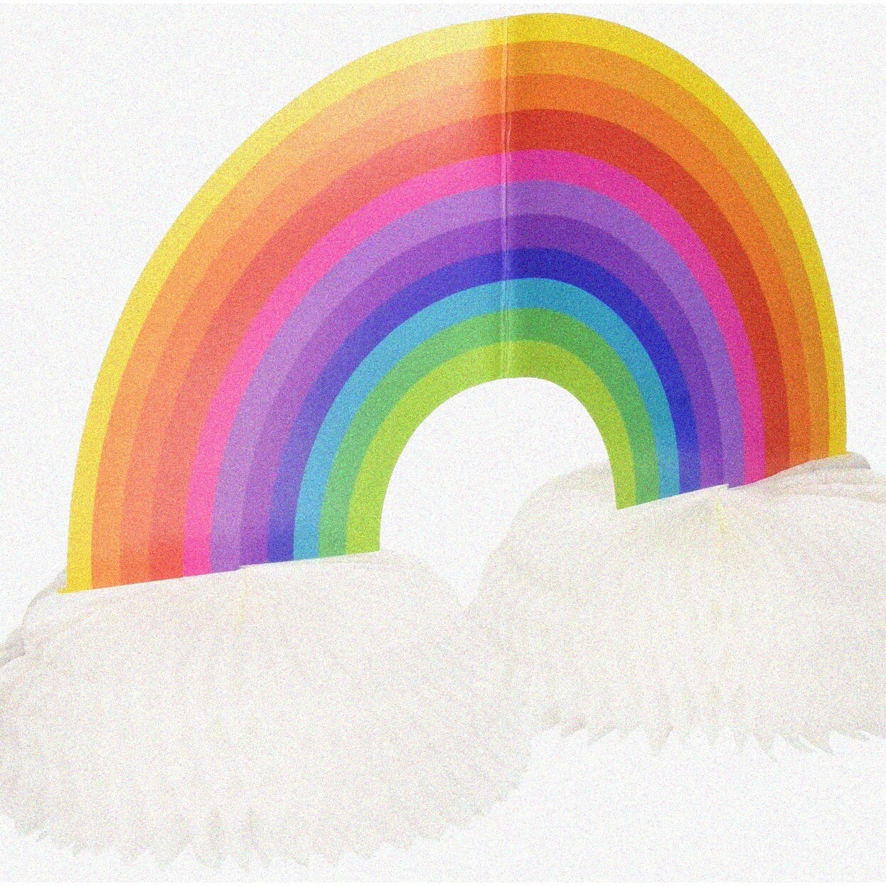 Colorful Rainbow 18-inch Table Centerpiece