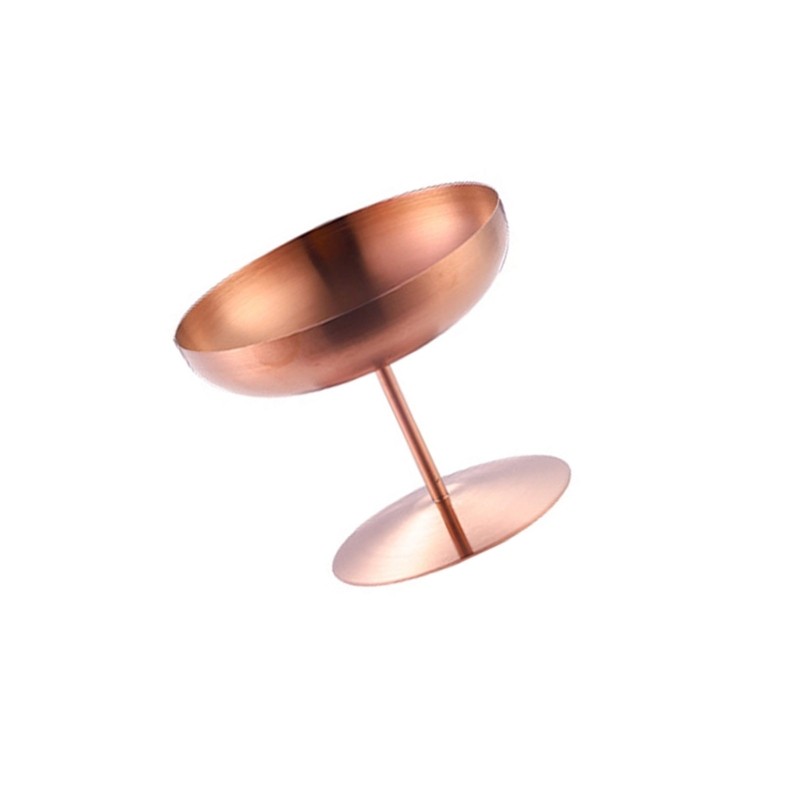 Footed Metal Fruit Cup for Wedding Display, Candy, and Party Use