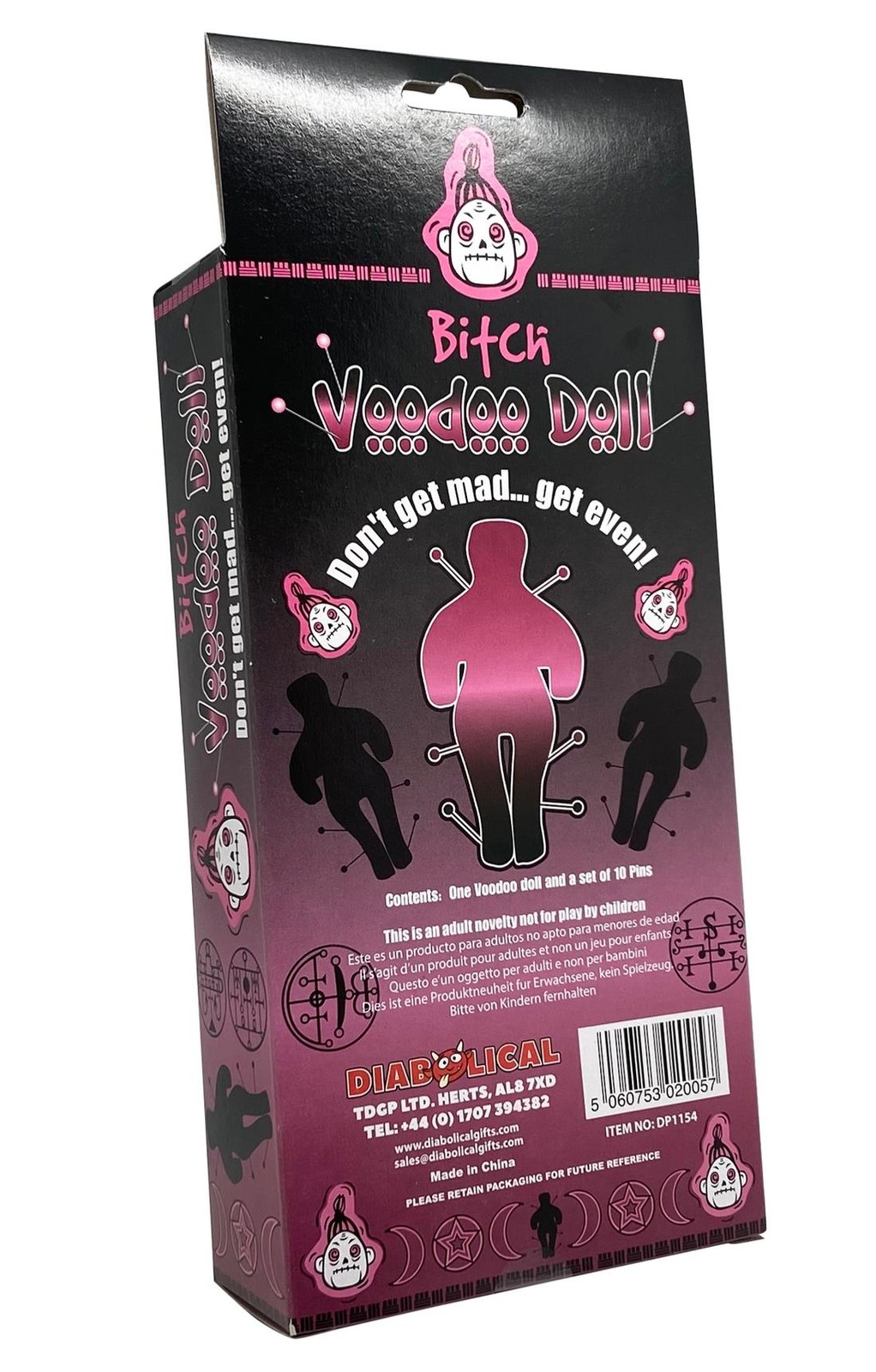 WILD SEXY B%#CH Voodoo Doll with Pins ~ Funny Adult Toy Gag Joke Office Gift 😈