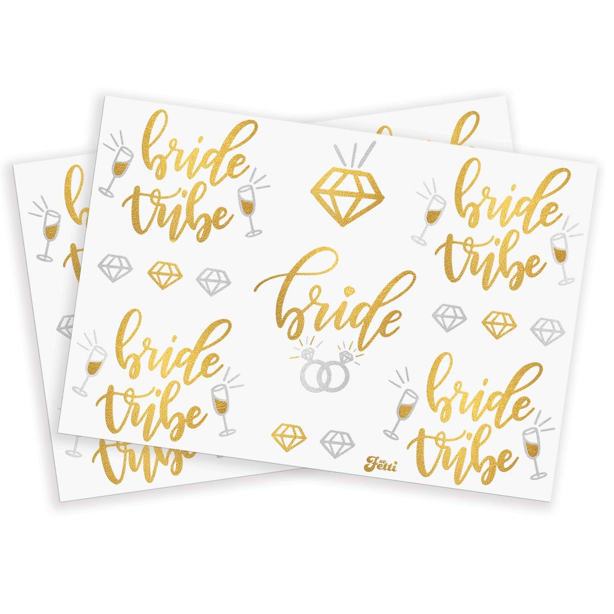 Fetti Bachelorette Party Decorations Kit-Bride To Shower Decorations Rhinestone
