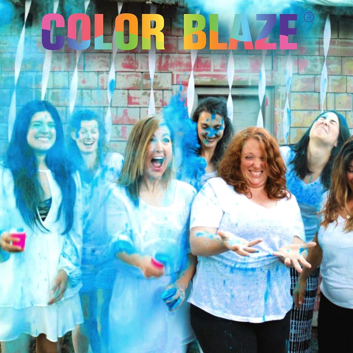 Color Blaze Gender Reveal Powder Packets – Blue – Set of 10, Baby Party, Boy