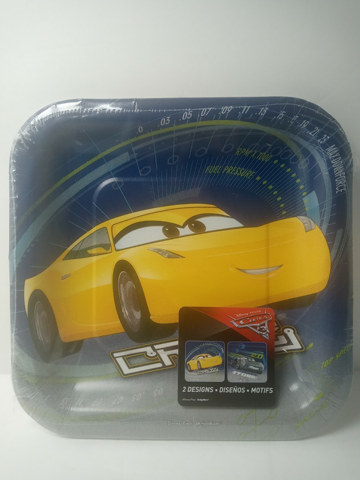Designware Cars 3 Dessert Square Plate(8 Count)