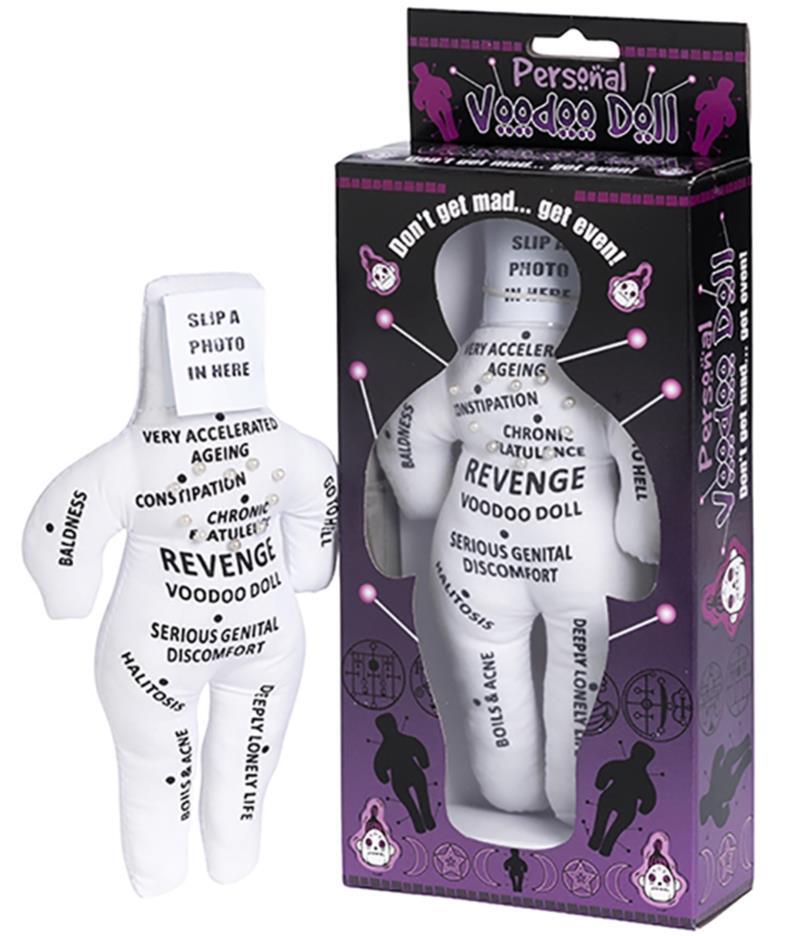 REVENGE Voodoo Doll with Pins ~ Boyfriend Girlfriend Fun Adult Gag Office Gift😈