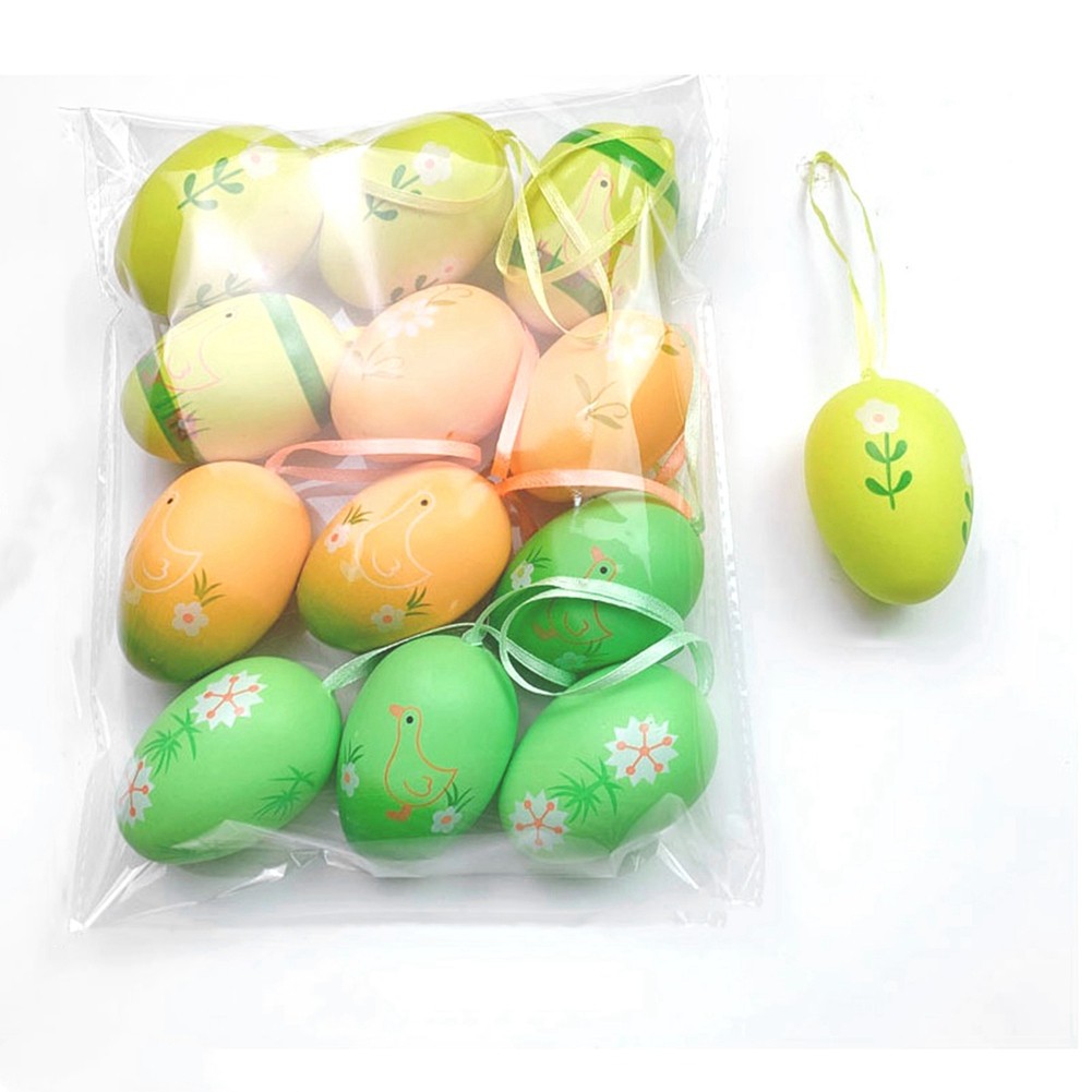 H Easter DIY Hand-Painted Eggs Kindergarten Coloring Toys Simulation Eggs7565