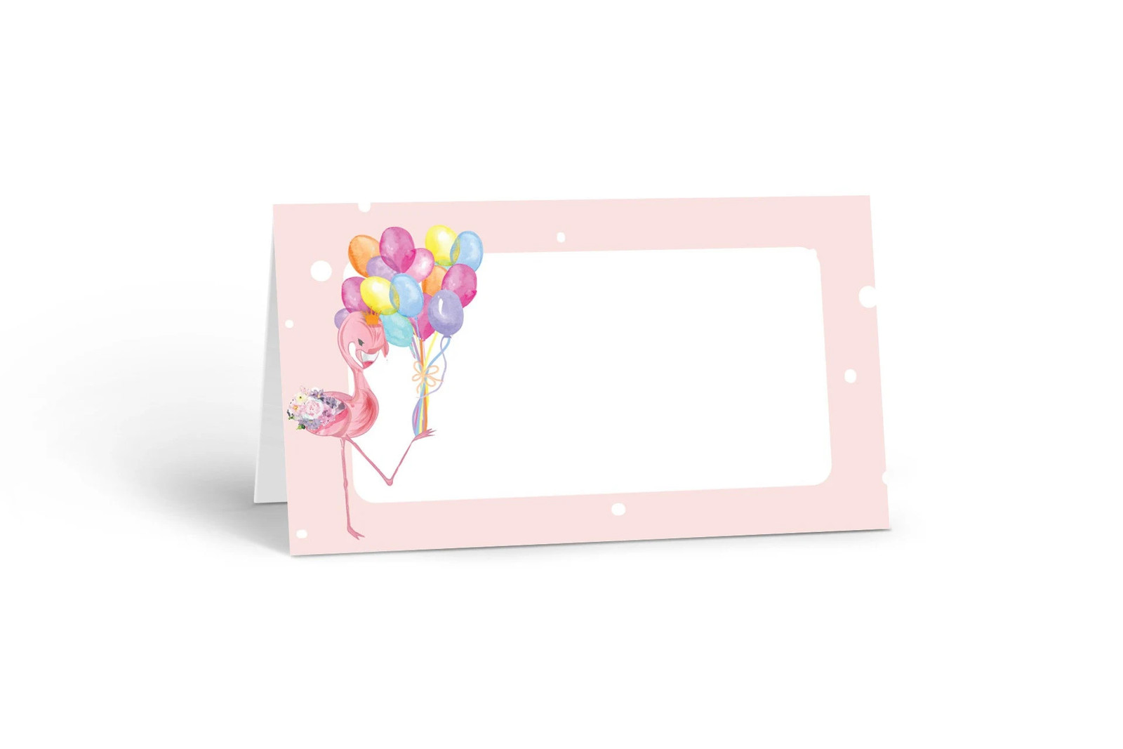 Pink Flamingo Birthday Place Cards – 25 Place Cards – Party Place Cards -B77576