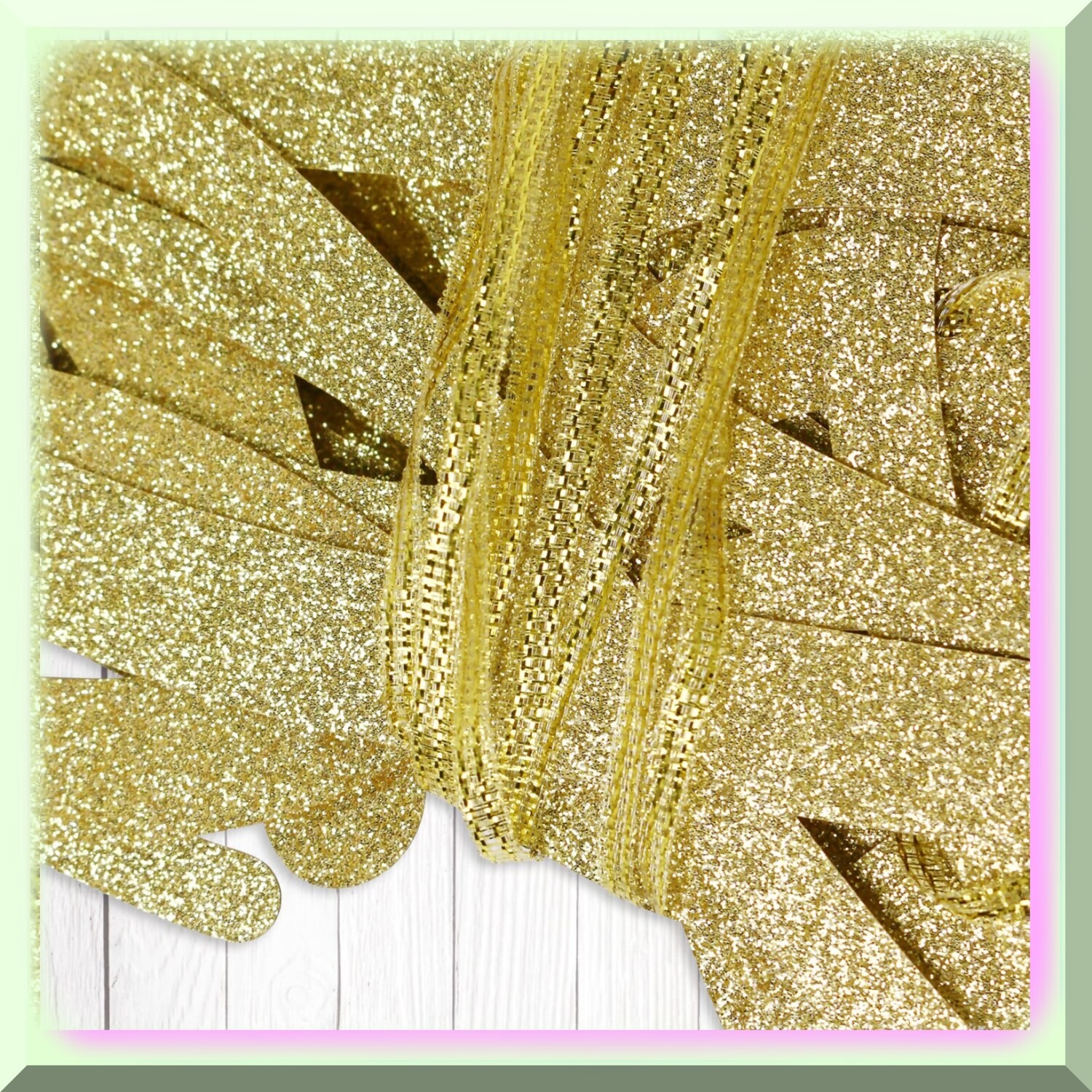 Celebration Love Journey Banner 4.6ft Gold