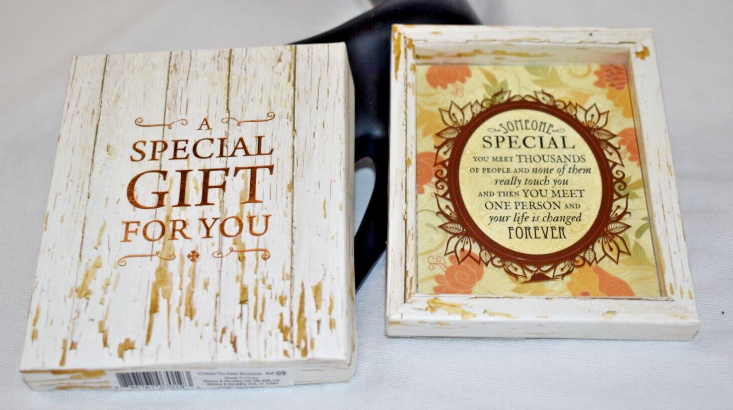 NEW BOX OF TREASURES KEEPSAKE FRAME “SOMEONE SPECIAL” GIFT FOR YOU