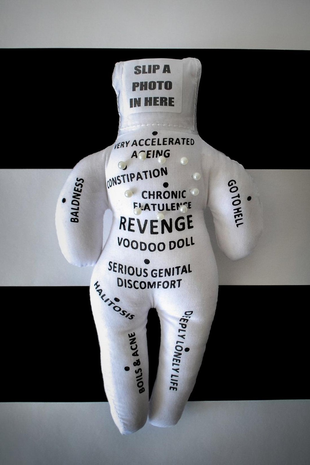 REVENGE Voodoo Doll with Pins ~ Boyfriend Girlfriend Fun Adult Gag Office Gift😈