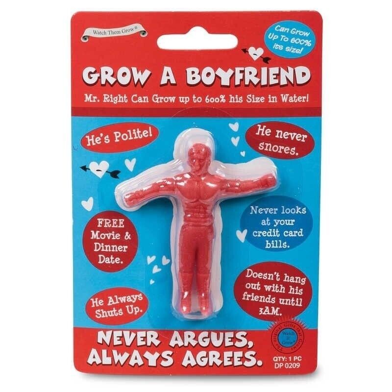 Grow A Girlfriend & Boyfriend – COMBO SET – Funny GaG Joke Novelty