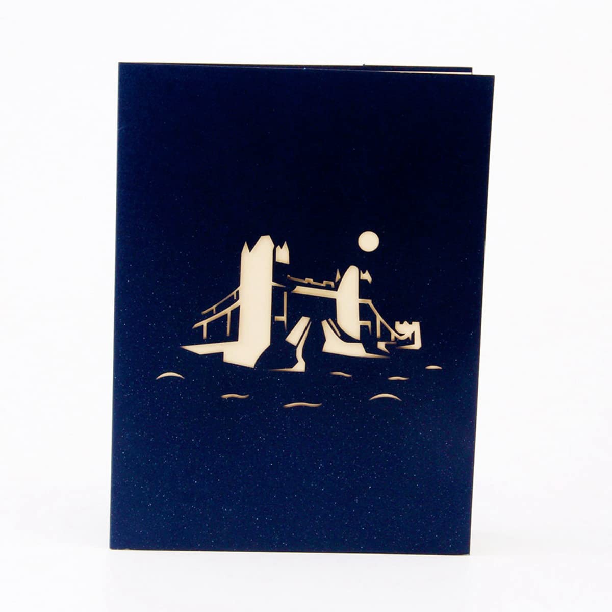 ENJOYPRO London Tower Bridge Pop Up Card, Birthday Pack of 1, 3D