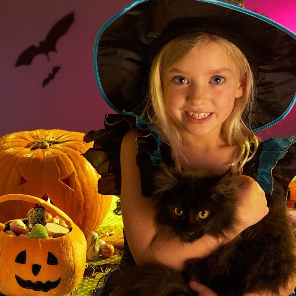Halloween pumpkin candy bag kids party supplies