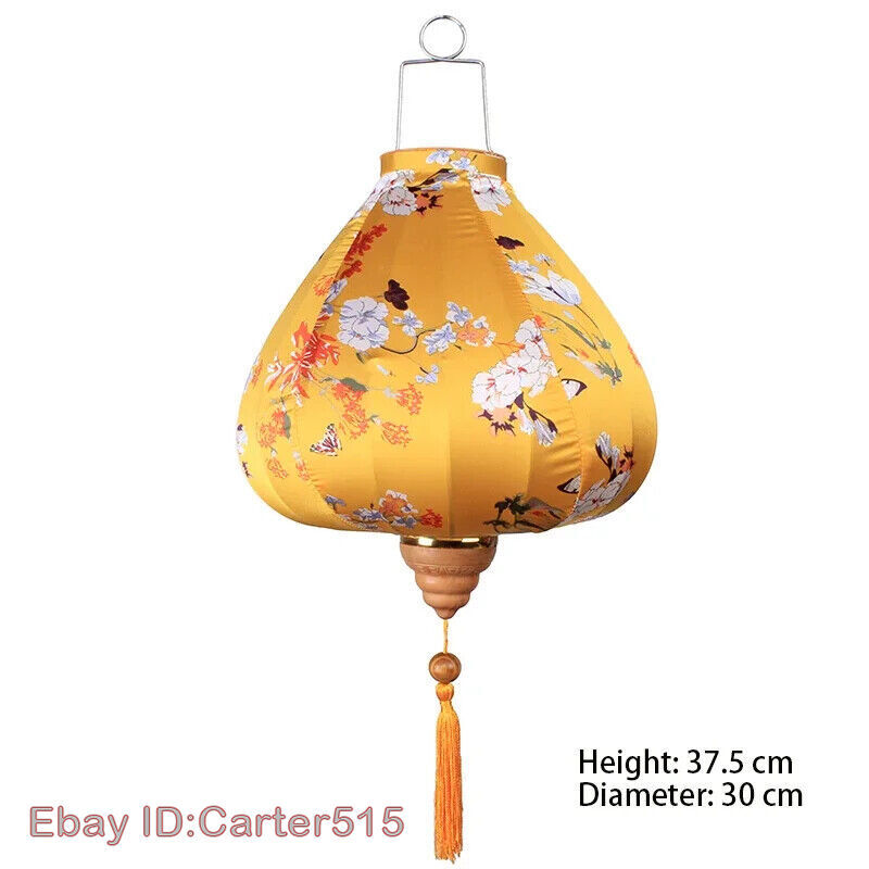 Chinese Lantern Traditional Silk Lantern Balcony Party New Year Hanging Lanterns