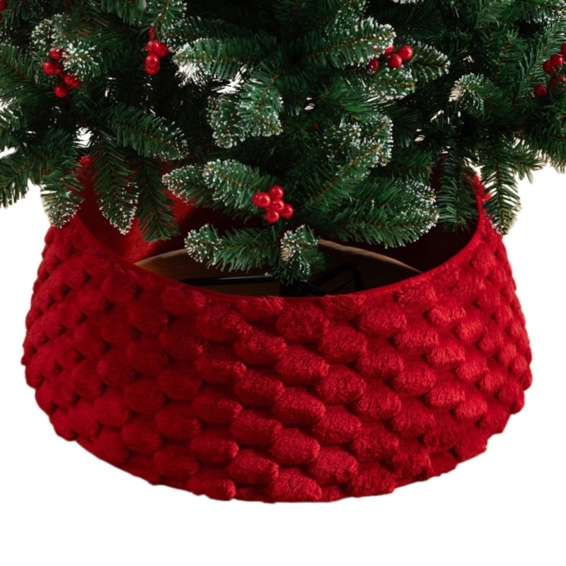 Christmas Tree Bottom Cover with Center Opening for Indoor Rooms