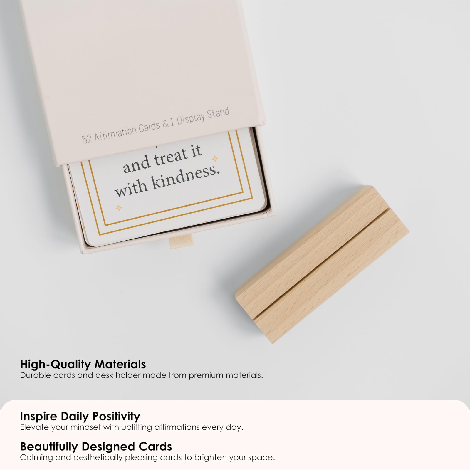 Rennie and Sage I Am Positive Affirmation Cards | 52 Decor 3.5 inches, Paper