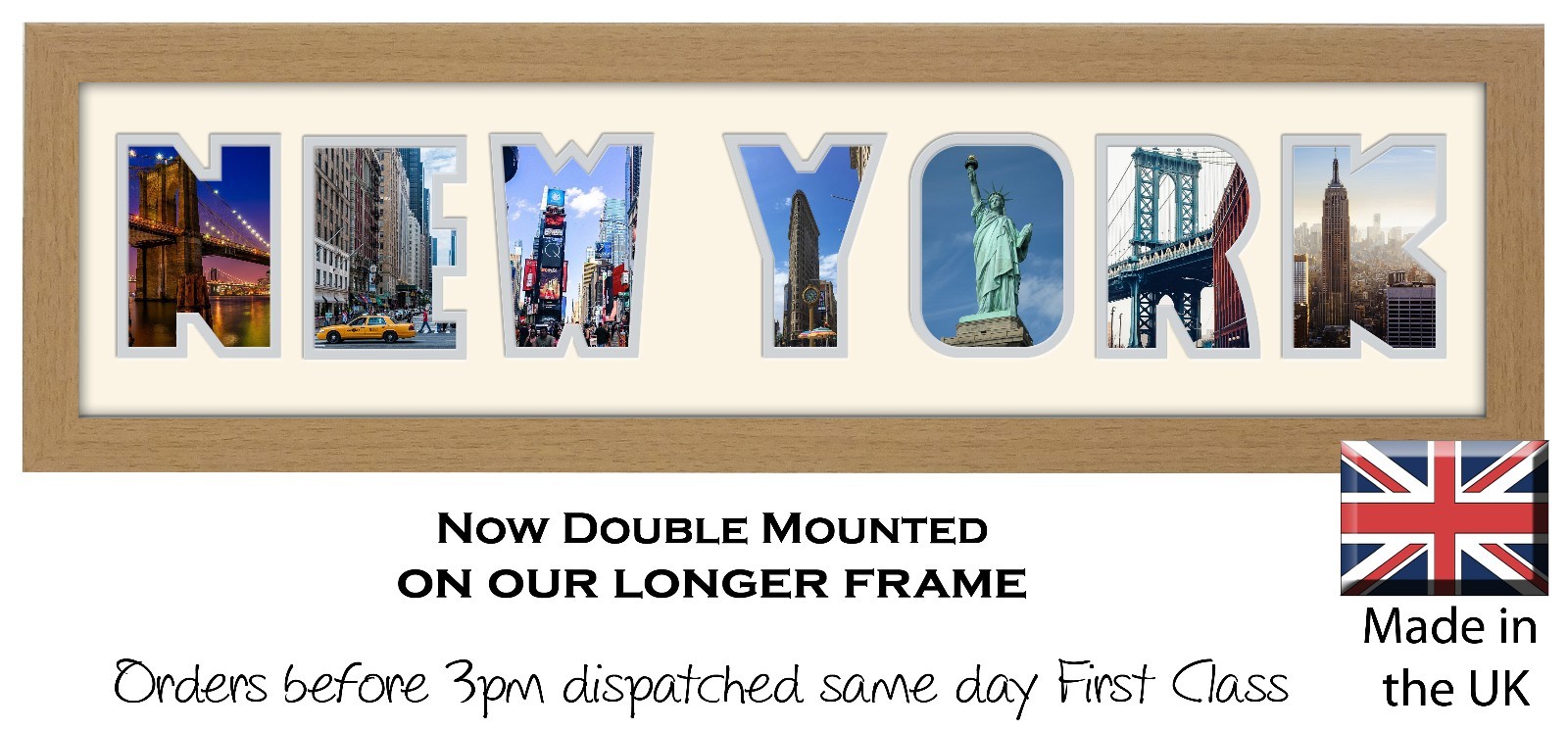 New York Photo Frame Holiday Word Photo Frame Photos in a Word 1260DD