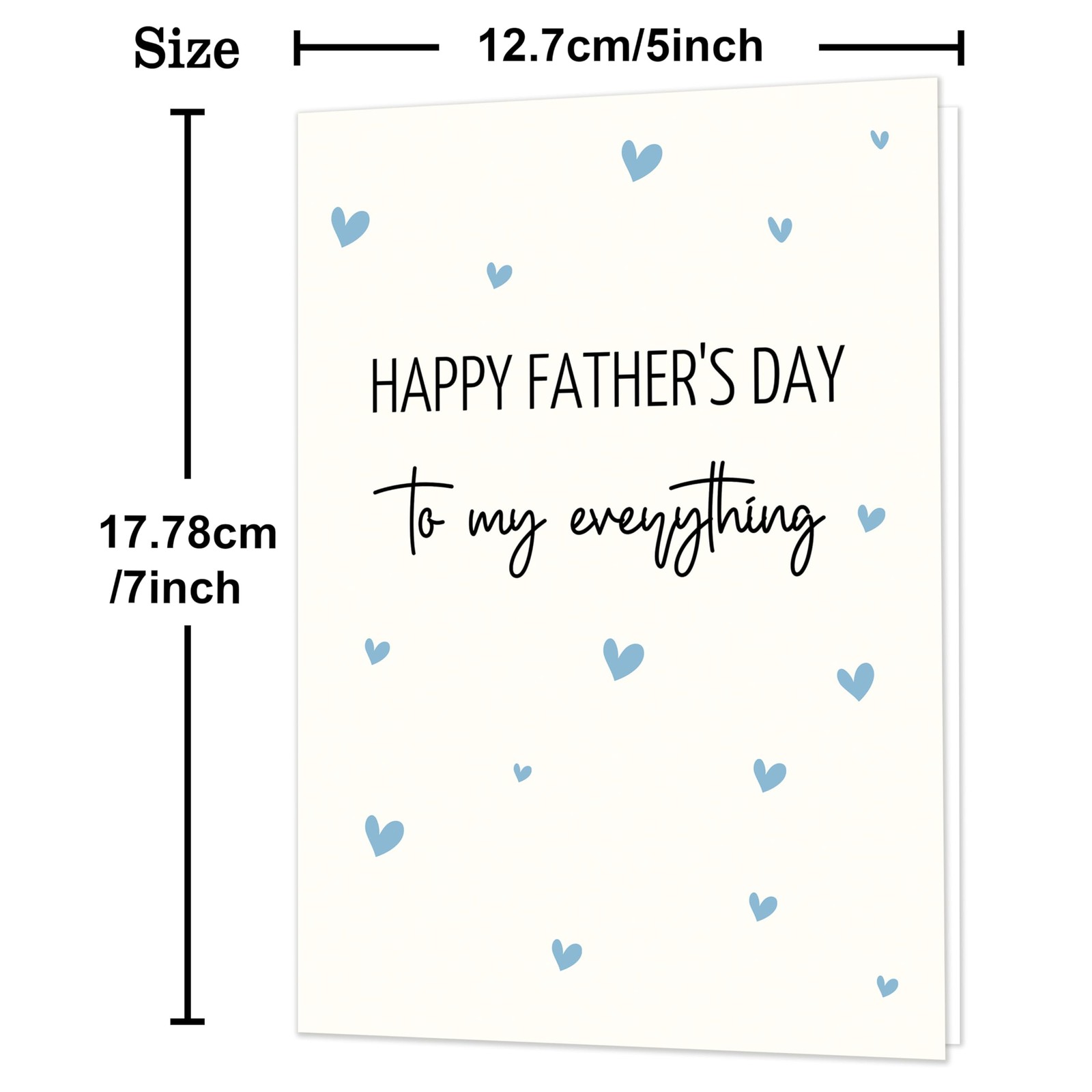 IDU Fathers Day Card Gifts for Husband, 7 x 5 inches, ZN-516