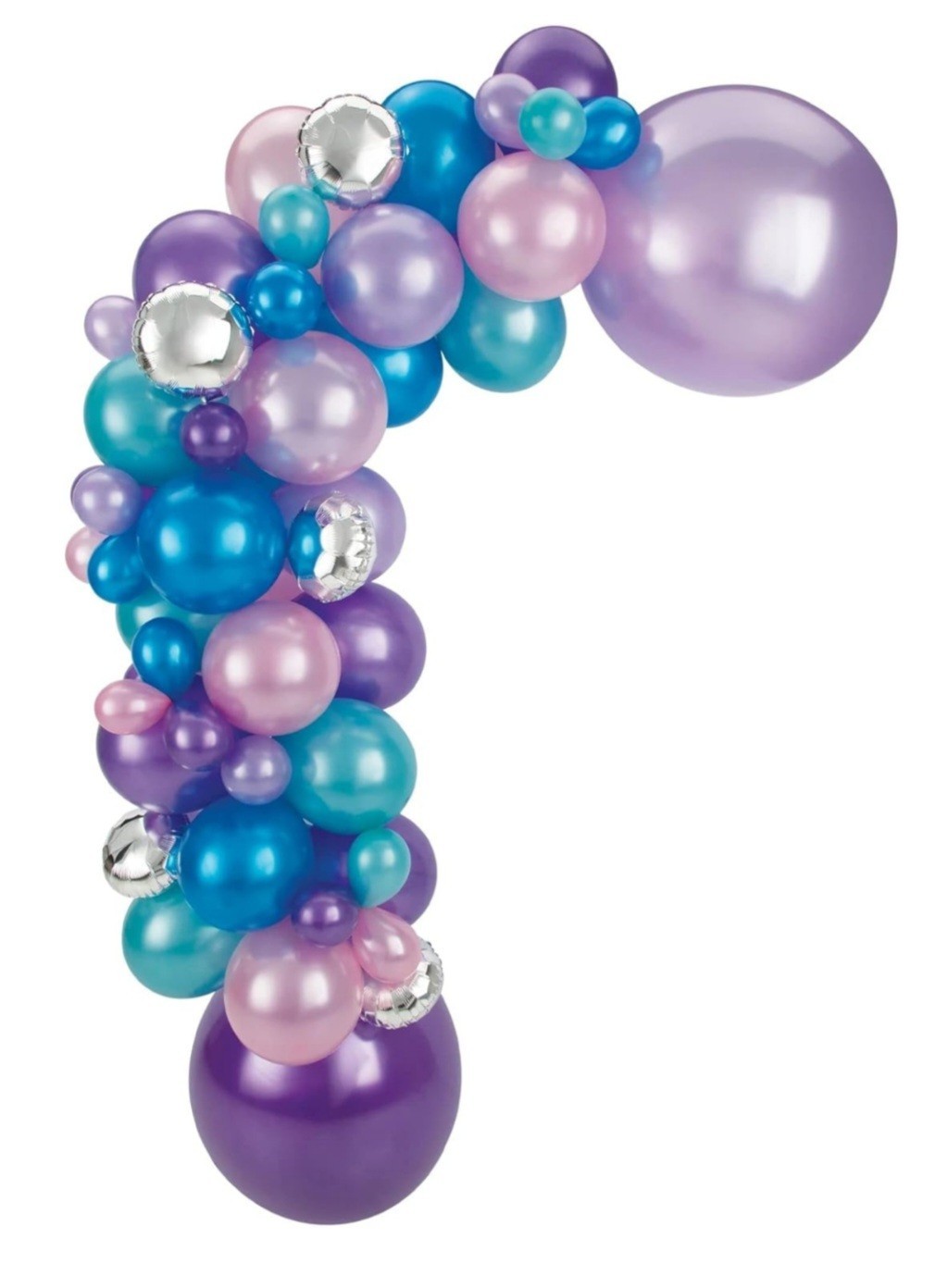 Multicolor Latex Balloon Garland Kit – 5″ – 24″ – Perfect for Birthdays 76 Pcs