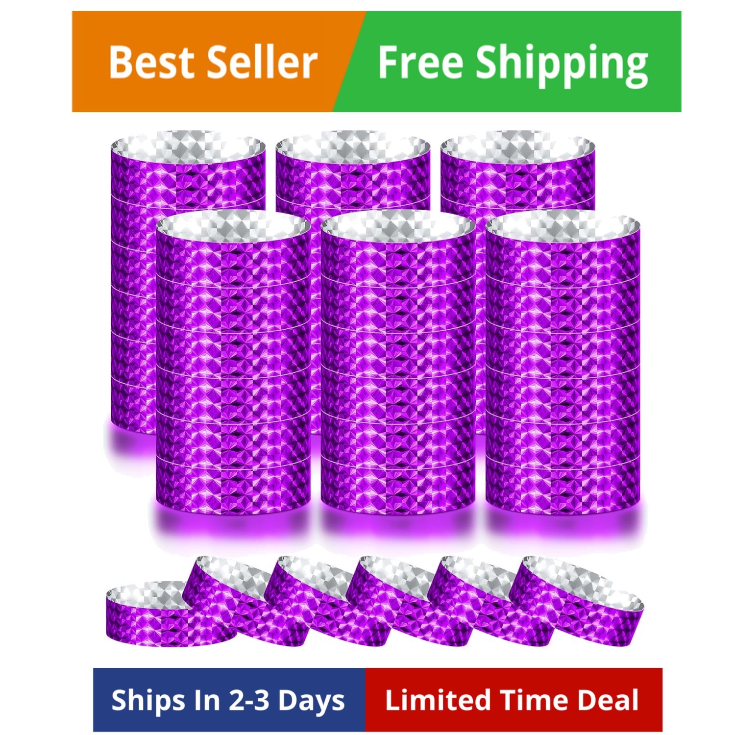 Paper Wristbands Neon Wrist Bands Waterproof Handbands for Events Lightweight…