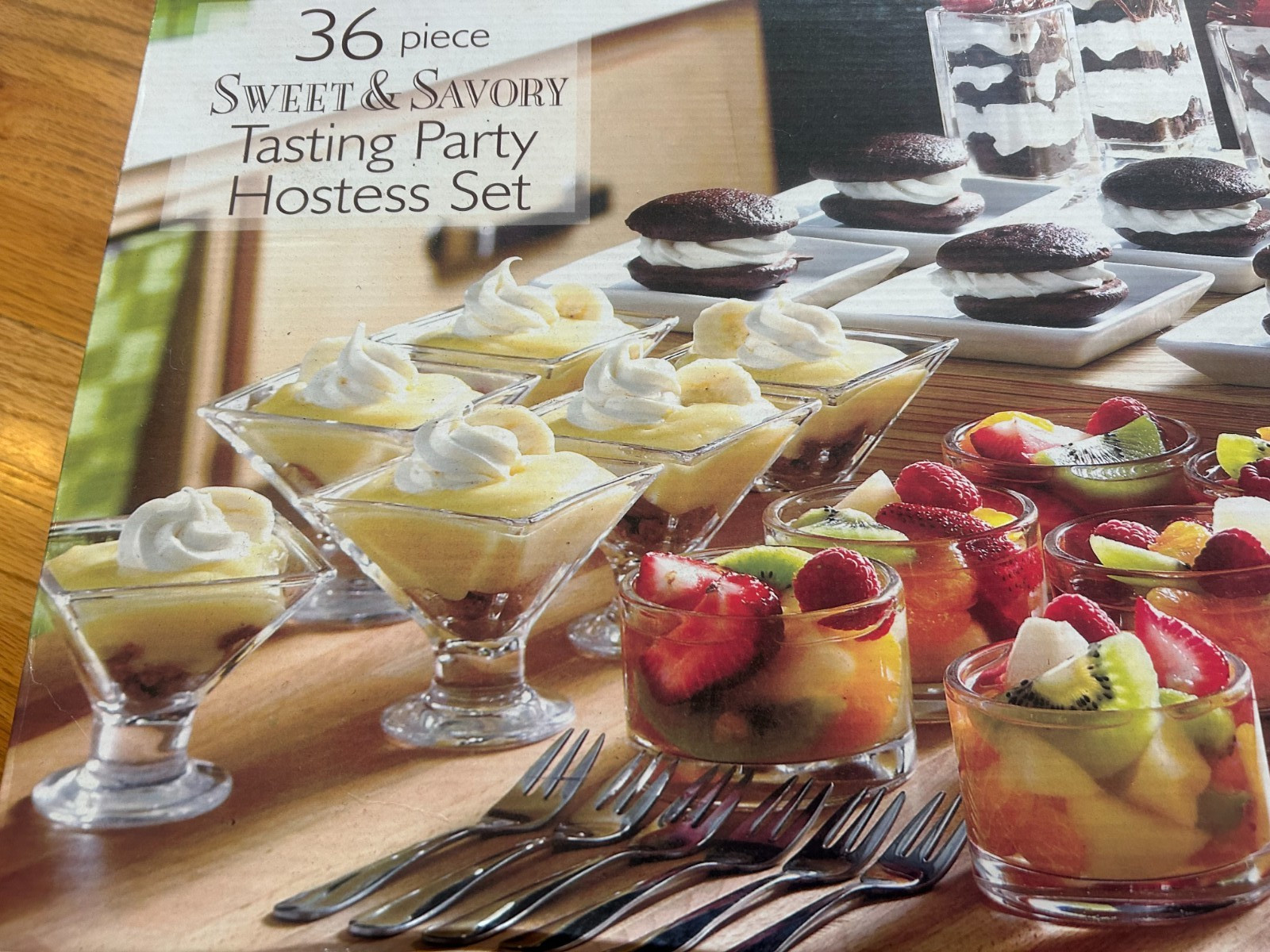 Sweet & Savory 36 Piece Tasting Party Hostess Set New In Box