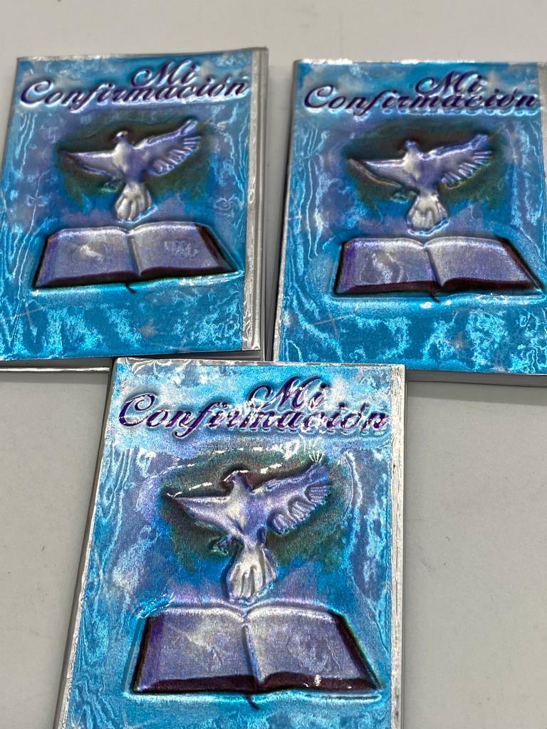 12 Pc Prayer Books MI CONFIRMACION Favors/ Recuerdos Repujado