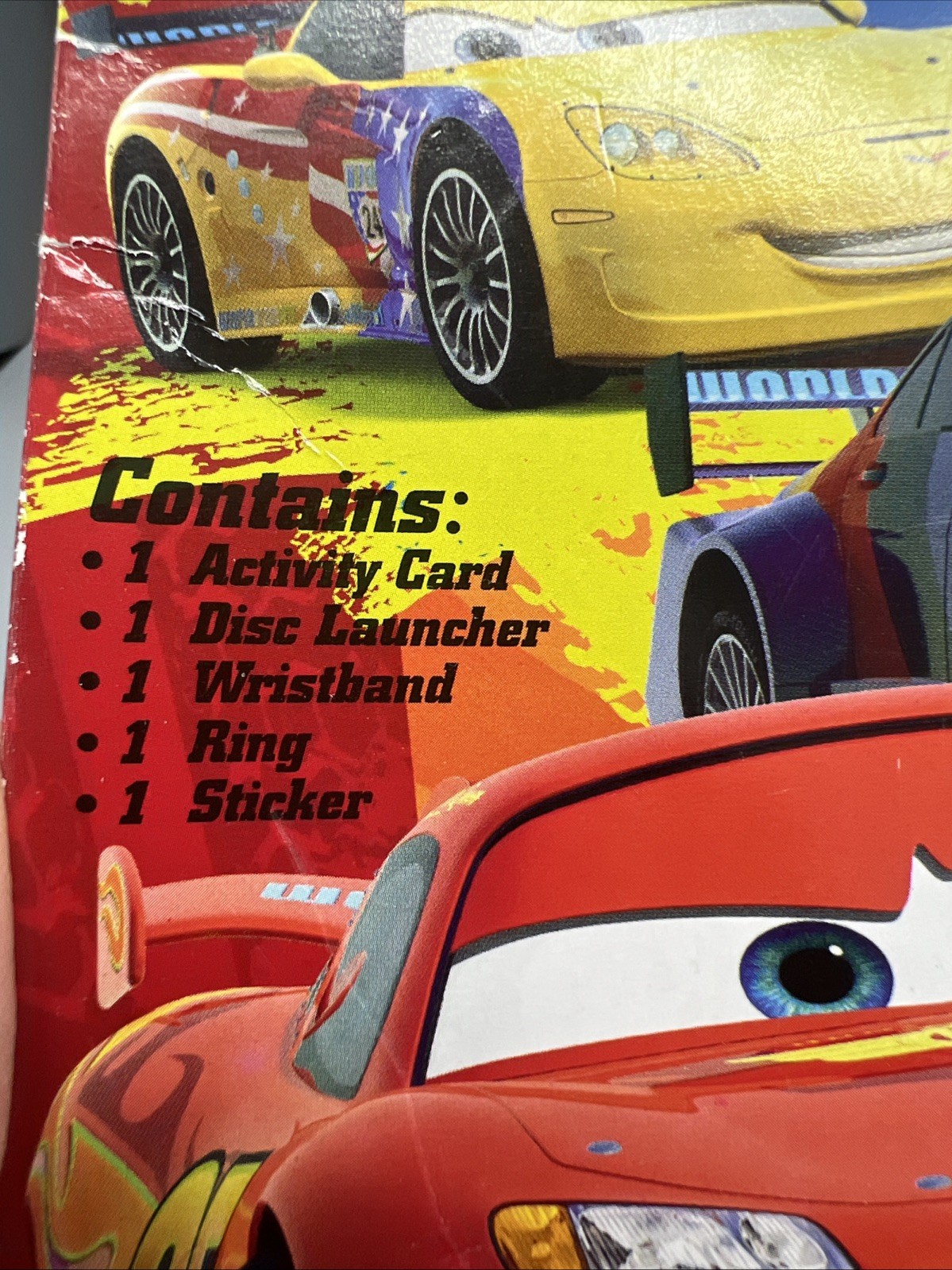 Disney Pixar Cars Party Favor Goody Bag by Hallmark 2011 Birthday HARD TO FIND