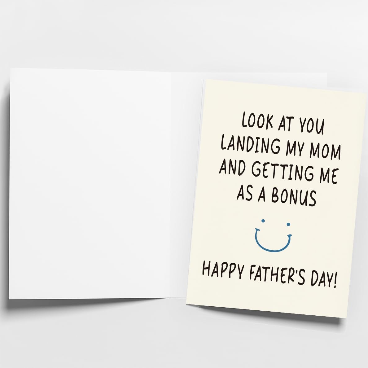 WowBefun Funny Fathers Day Card & Gifts from Daughter or 5×7 inches, H Style