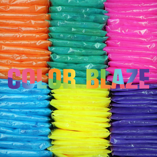Color Blaze Powder Packets – 50 Assorted Colors – Holi, Color Wars and more